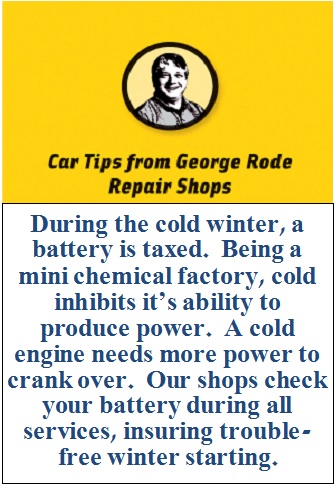 George’s Car Tip #3