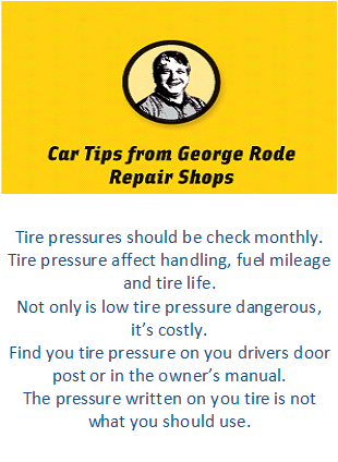 George’s Car Tips #1